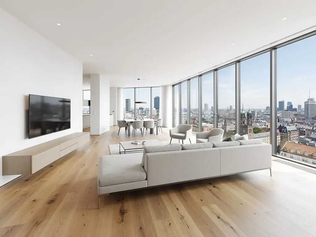 Modernes Penthouse mit Panoramablick - Duesseldorf-Oberkassel